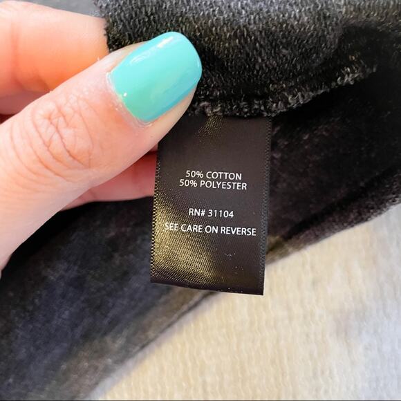 Torrid Black Mineral Wash Midi Hoodie - Size 1X - Picture 6 of 12